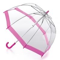 fulton funbrella pvc rain umbrella pink one size