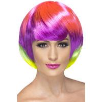 Funky Babe Wig Multi-Coloured