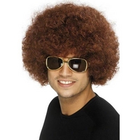 funky brown afro