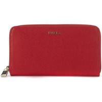 Furla Babylon red saffiano leather wallet women\'s Purse wallet in red