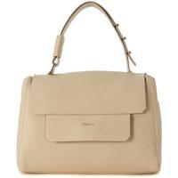 Furla handbag model Capriccio beige maple leather women\'s Handbags in BEIGE