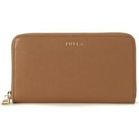 furla babylon walnut saffiano leather wallet womens purse wallet in br ...
