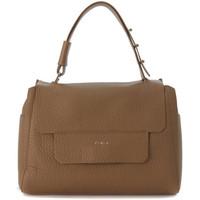 Furla model Capriccio in brown leather handback women\'s Handbags in brown