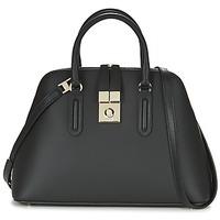 furla milano m dome womens handbags in black