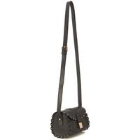 Furla Amazzone mini black leather shoulder bag with studs women\'s Shoulder Bag in black