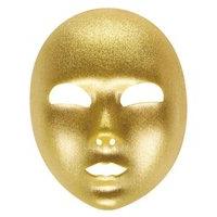 full face mask fabric gold halloween party masks eyemasks disguises fo ...