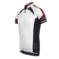 funkier rosaro short sleeve cycling jersey 2017 white black small