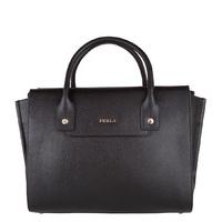 furla hand bags linda medium carryall black