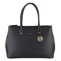 furla hand bags linda medium carryall black