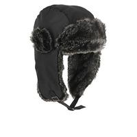 fur trim trapper hat