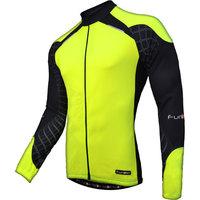 Funkier Kids Long Sleeved Cycling Jersey - Yellow / Black / 14 Years