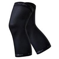 Funkier Verin Summer Knee Warmers - Black / Medium