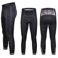 Funkier Winter Thermal Microfleece Cycling Tights - Black / 2XLarge