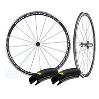 Fulcrum Racing Quattro LG Wheelset With GP4000s II Tyres & Tubes - Shimano / Pair / 8-11 Speed / 700c / Clincher / 25mm Tyres
