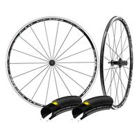 Fulcrum Racing 7 LG Wheelset With GP4000s II Tyres & Tubes - Black / Shimano / Pair / 8-11 Speed / 700c / Clincher