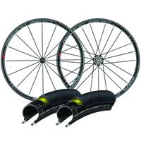 Fulcrum Racing Zero Carbon Clincher Road Wheels With GP4000S II Tyres & Tubes - Black / Shimano / Carbon / 8-11 Speed / Clincher / Pair / GP4000S II 7