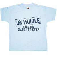 funny kids t shirt on parole