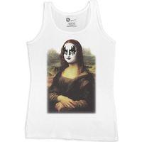 Funny Womens T Shirt - Hard Rock Mona Lisa