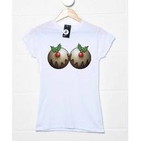 Funny Xmas Women\'s T Shirt - Christmas Puddings