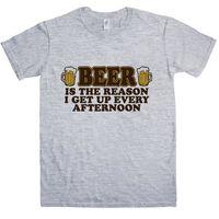 funny t shirt beer is the reason