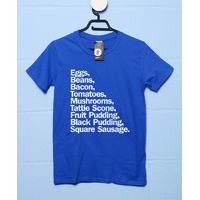 Full Scottish Breakfast List T Shirt