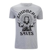 futurama mens zoidberg saves t shirt grey marl s