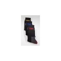Functional socks Work & Outdoor, 3-pack in black with contrasting colour, size 6/8 Wisent