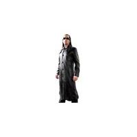 Full Length Leather Trench Coat - Size: S