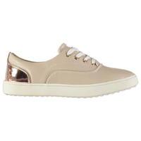 full circle contrast heel ladies trainers