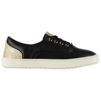 Full Circle Contrast Heel Ladies Trainers