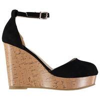 full circle ankle strap platform shoes ladies