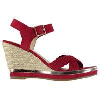 full circle ladies espadrille wedge sandals