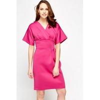 Fuchsia High Waist Dress