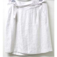 Full circle - Size: 16 - Cream / ivory - Calf length skirt