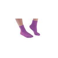 Fuzzy socks for ladies, colour lilac, Size 8 / 12
