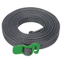 FURA Polypropylene Tie Down Strap Tying Webbing Rope with Hook - Green / Orange