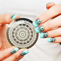 Full Flower Design Nail Art Stamp Stamping Template Image Plate Nails Art Decoration Nail Template