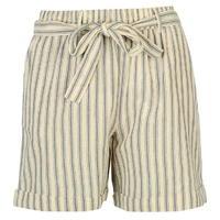 full circle striped cuffed shorts ladies