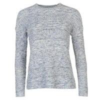 Full Circle Contrast Knit Jumper Ladies