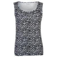 full circle print rib vest ladies