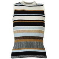 full circle sleeveless turtle neck jumper ladies