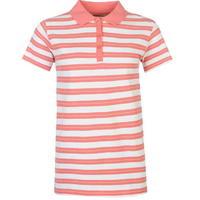 Full Circle Stripe Polo Shirt Ladies