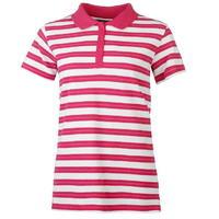 Full Circle Stripe Polo Shirt Ladies