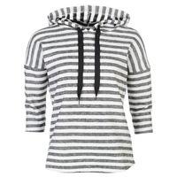 Full Circle Striped Hooded Sweater Ladies