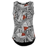 Full Circle Print Front Vest Ladies