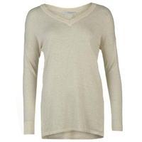 full circle lightweight v neck jumper ladies