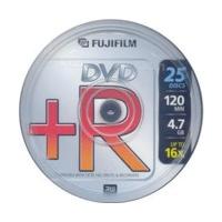 Fuji Magnetics DVD+R 4, 7GB 120min 16x 25pk Spindle