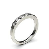 Full Bezel Setting Plain Seven Stone Ring