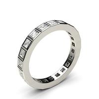 Full Bezel Setting Full Eternity Diamond Ring