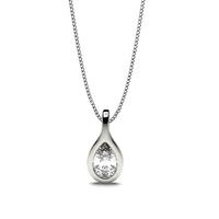 Full Bezel Setting Classic Solitaire Pendant